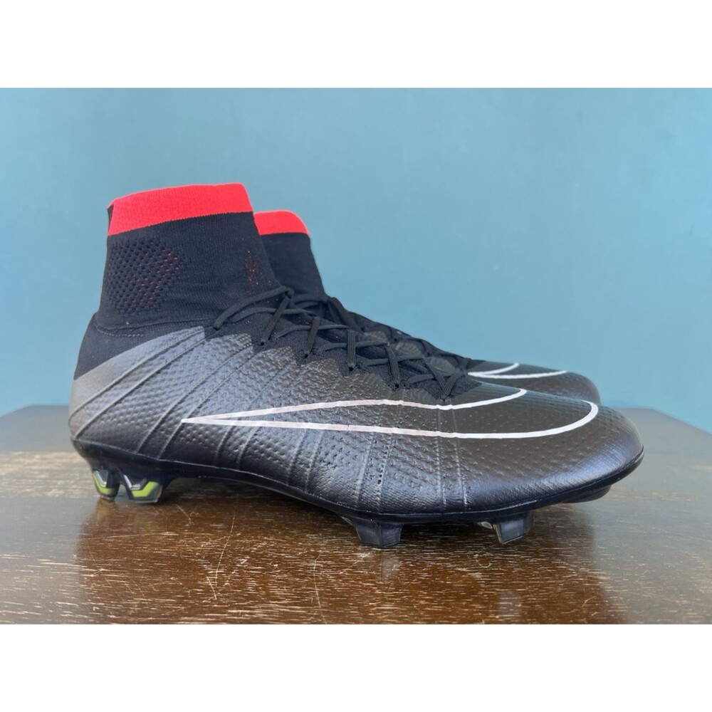 Nike Mercurial Superfly IV FG Black Soccer Cleats Men's Sz 10 641858-016 Bosnia - Picture 2 of 12